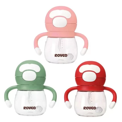 لیوان آبمیوه خوری نی دار 360 درجه رووکو Rovco